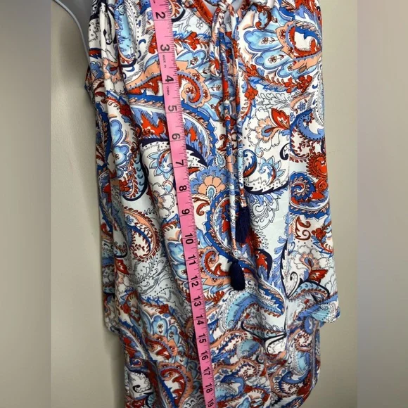 Linea Donatella sleep set/lounge wear. Tassle detail. Tank and short set. - Picture 5 of 8